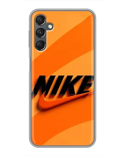Чехол для Samsung Galaxy A25 (A256) с картинкой «Оранжевый драйв Nike»