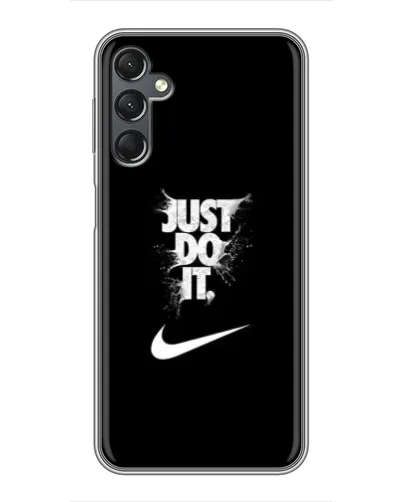 Чехол для Samsung Galaxy A25 (A256) с картинкой «Текстовый принт Nike»