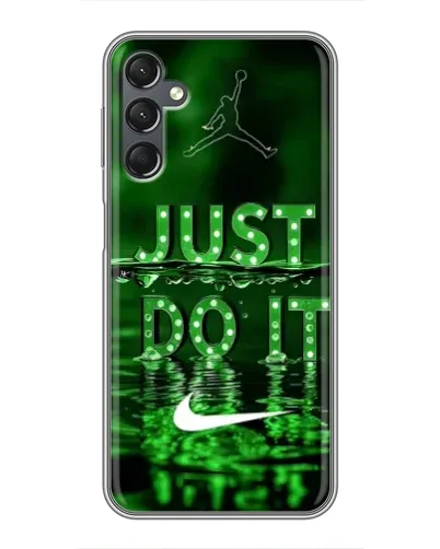 Чехол для Samsung Galaxy A25 (A256) с картинкой «Зеленый неоновый Nike»