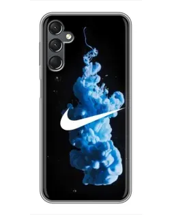 Чехол для Samsung Galaxy A25 (A256) с картинкой «Nike и синий дым»