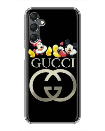 Чехол для Samsung Galaxy A25 (A256) с картинкой «Gucci — герои Disney»