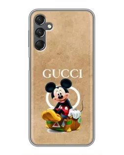 Чехол для Samsung Galaxy A25 (A256) с картинкой «Микки Маус Gucci — крафт» Чехол для Samsung Galaxy A25 (A256) с картинкой «Микки Маус Gucci — крафт»