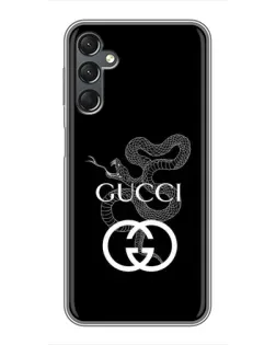 Чехол для Samsung Galaxy A25 (A256) с картинкой «Gucci — серебряная змея» Чехол для Samsung Galaxy A25 (A256) с картинкой «Gucci — серебряная змея»
