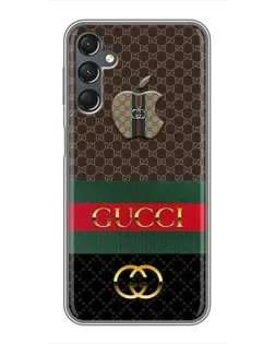Чехол для Samsung Galaxy A25 (A256) с картинкой «Gucci — брендированный десерт» Чехол для Samsung Galaxy A25 (A256) с картинкой «Gucci — брендированный десерт»