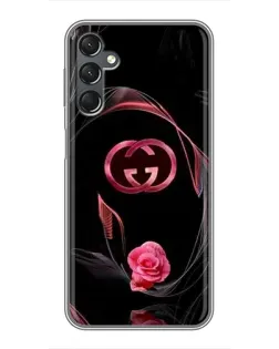 Чехол для Samsung Galaxy A25 (A256) с картинкой «Gucci — неоновая роза» Чехол для Samsung Galaxy A25 (A256) с картинкой «Gucci — неоновая роза»