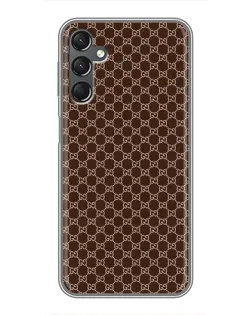 Чехол для Samsung Galaxy A25 (A256) с картинкой «Gucci — шоколадная сетка» Чехол для Samsung Galaxy A25 (A256) с картинкой «Gucci — шоколадная сетка»