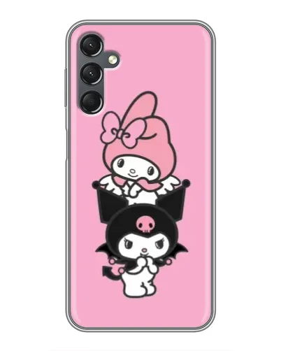 Чехол для Samsung Galaxy A25 (A256) с картинкой «My Melody и Kuromi»