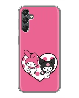 Чехол для Samsung Galaxy A25 (A256) с картинкой «Kuromi и My Melody» Чехол для Samsung Galaxy A25 (A256) с картинкой «Kuromi и My Melody»