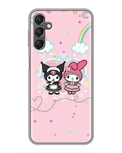 Чехол для Samsung Galaxy A25 (A256) с картинкой «My Melody и Kuromi»