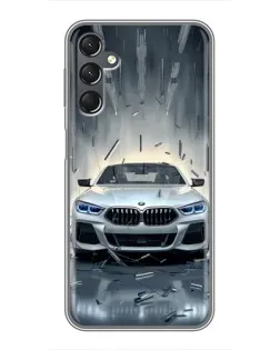 Чехол для Samsung Galaxy A25 (A256) с картинкой «BMW в свете фар» Чехол для Samsung Galaxy A25 (A256) с картинкой «BMW в свете фар»