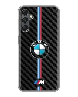 Чехол для Samsung Galaxy A25 (A256) с картинкой «Эмблема BMW и карбон» Чехол для Samsung Galaxy A25 (A256) с картинкой «Эмблема BMW и карбон»