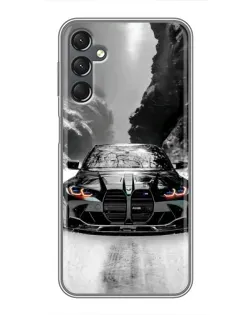 Чехол для Samsung Galaxy A25 (A256) с картинкой «BMW — акварельный дрифт» Чехол для Samsung Galaxy A25 (A256) с картинкой «BMW — акварельный дрифт»