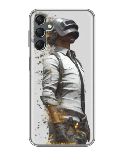 Чехол для Samsung Galaxy A25 (A256) с картинкой «PUBG — боец в пыли» Чехол для Samsung Galaxy A25 (A256) с картинкой «PUBG — боец в пыли»
