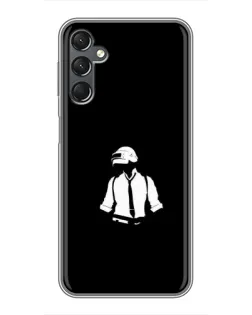 Чехол для Samsung Galaxy A25 (A256) с картинкой «PUBG — белый шлем» Чехол для Samsung Galaxy A25 (A256) с картинкой «PUBG — белый шлем»