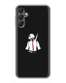 Чехол для Samsung Galaxy A25 (A256) с картинкой «PUBG — силуэт воина» Чехол для Samsung Galaxy A25 (A256) с картинкой «PUBG — силуэт воина»