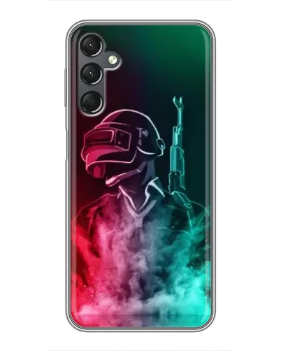 Чехол для Samsung Galaxy A25 (A256) с картинкой «PUBG — огненный воин» Чехол для Samsung Galaxy A25 (A256) с картинкой «PUBG — огненный воин»