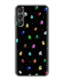 Чехол для Samsung Galaxy A25 (A256) с картинкой «Экипаж Among Us»