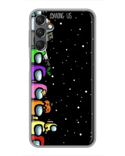 Чехол для Samsung Galaxy A25 (A256) с картинкой «Команда Among Us» Чехол для Samsung Galaxy A25 (A256) с картинкой «Команда Among Us»