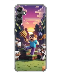 Чохол для Samsung Galaxy A25 (A256) з картинкою «Стів на фермі» Чохол для Samsung Galaxy A25 (A256) з картинкою «Стів на фермі»