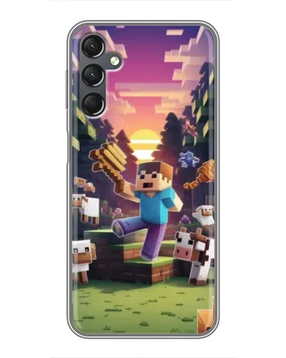 Чехол для Samsung Galaxy A25 (A256) с картинкой «Стив на ферме» Чехол для Samsung Galaxy A25 (A256) с картинкой «Стив на ферме»