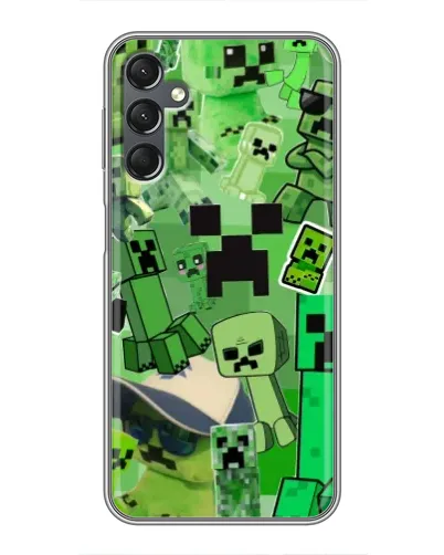 Чехол для Samsung Galaxy A25 (A256) с картинкой «Криперы Minecraft» Чехол для Samsung Galaxy A25 (A256) с картинкой «Криперы Minecraft»