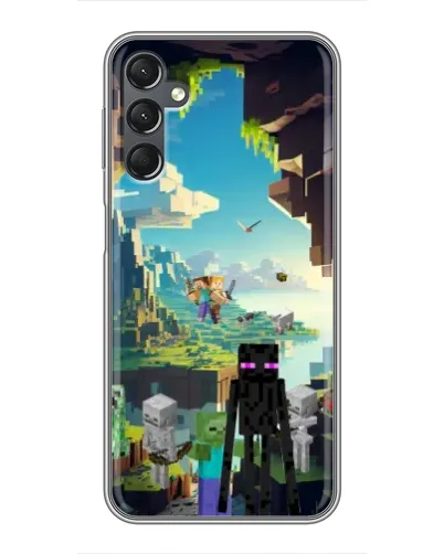 Чехол для Samsung Galaxy A25 (A256) с картинкой «Эндермен в лесу» Чехол для Samsung Galaxy A25 (A256) с картинкой «Эндермен в лесу»