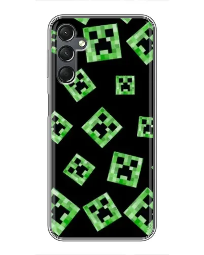 Чехол для Samsung Galaxy A25 (A256) с картинкой «Паттерн с криперами» Чехол для Samsung Galaxy A25 (A256) с картинкой «Паттерн с криперами»