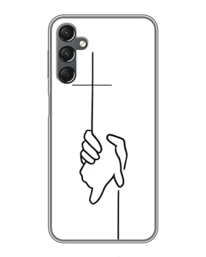 Чехол для Samsung Galaxy A25 (A256) с картинкой «Рука держит»