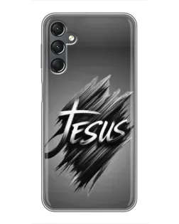 Чехол для Samsung Galaxy A25 (A256) с картинкой «Надпись Jesus Graffiti»