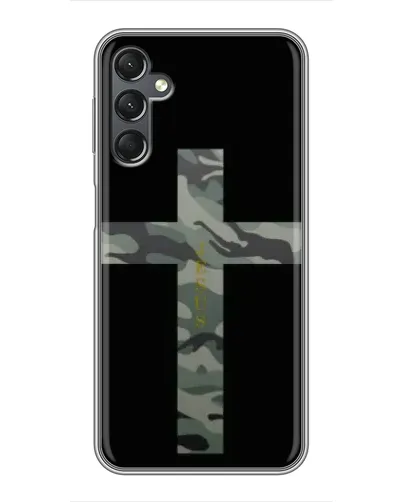 Чехол для Samsung Galaxy A25 (A256) с картинкой «Милитари Крест»