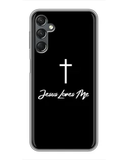 Чехол для Samsung Galaxy A25 (A256) с картинкой «Иисус любит тебя»