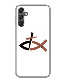 Чехол для Samsung Galaxy A25 (A256) с картинкой «Рыба и крест»