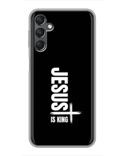 Чехол для Samsung Galaxy A25 (A256) с картинкой «Вертикаль веры Jesus»