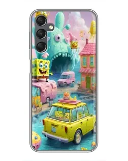 Чехол для Samsung Galaxy A25 (A256) с картинкой «Монстр-трак приключения»