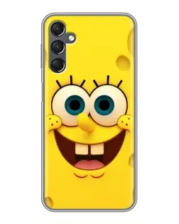 Чехол для Samsung Galaxy A25 (A256) с картинкой «Губка Боб улыбка»