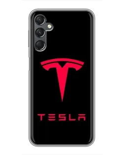 Чехол для Samsung Galaxy A25 (A256) с картинкой «Tesla Red Logo» Чехол для Samsung Galaxy A25 (A256) с картинкой «Tesla Red Logo»