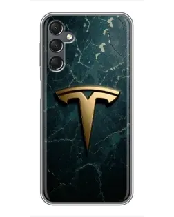 Чехол для Samsung Galaxy A25 (A256) с картинкой «Мраморная Tesla Gold» Чехол для Samsung Galaxy A25 (A256) с картинкой «Мраморная Tesla Gold»