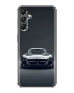 Чехол для Samsung Galaxy A25 (A256) с картинкой «Mercedes на черном»