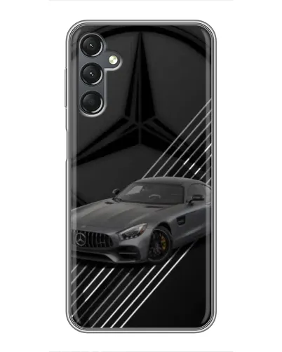 Чехол для Samsung Galaxy A25 (A256) с картинкой «Mercedes AMG — графика»