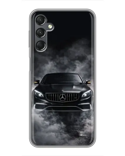 Чехол для Samsung Galaxy A25 (A256) с картинкой «Mercedes в дыму»