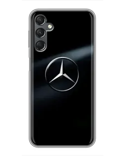 Чехол для Samsung Galaxy A25 (A256) с картинкой «Mercedes на металле» Чехол для Samsung Galaxy A25 (A256) с картинкой «Mercedes на металле»