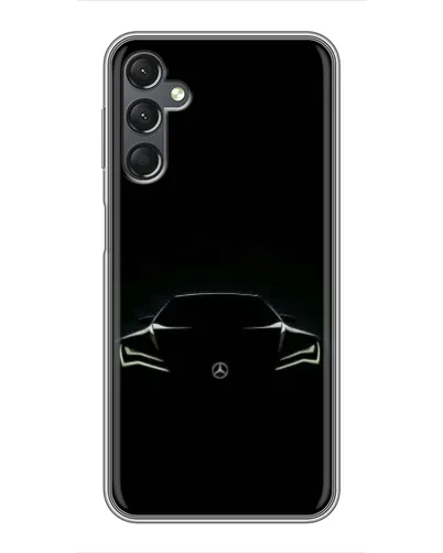 Чехол для Samsung Galaxy A25 (A256) с картинкой «Mercedes — силуэт авто» Чехол для Samsung Galaxy A25 (A256) с картинкой «Mercedes — силуэт авто»
