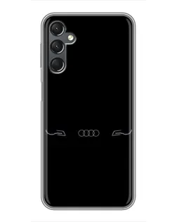 Чохол для Samsung Galaxy A25 (A256) з картинкою «Audi — світловий підпис» Чохол для Samsung Galaxy A25 (A256) з картинкою «Audi — світловий підпис»