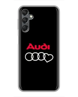 Чохол для Samsung Galaxy A25 (A256) з картинкою «Логотип Audi Heart» Чохол для Samsung Galaxy A25 (A256) з картинкою «Логотип Audi Heart»