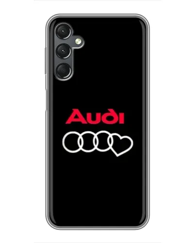 Чехол для Samsung Galaxy A25 (A256) с картинкой «Логотип Audi Heart»