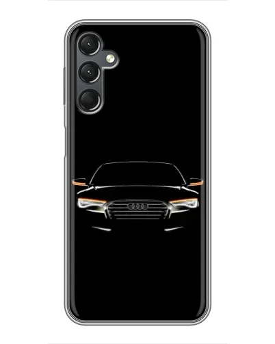 Чехол для Samsung Galaxy A25 (A256) с картинкой «Audi — ночной контур»