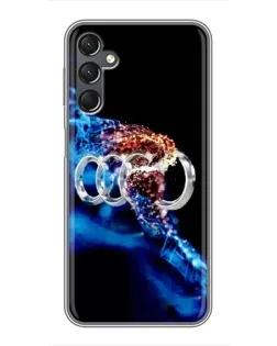 Чохол для Samsung Galaxy A25 (A256) з картинкою «Енергія лого Audi» Чохол для Samsung Galaxy A25 (A256) з картинкою «Енергія лого Audi»