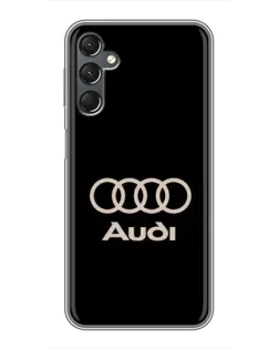 Чохол для Samsung Galaxy A25 (A256) з картинкою «Audi — золотий логотип» Чохол для Samsung Galaxy A25 (A256) з картинкою «Audi — золотий логотип»