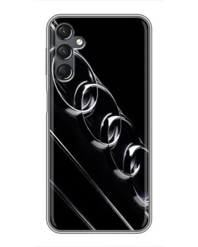Чехол для Samsung Galaxy A25 (A256) с картинкой «Audi — абстрактные кольца»