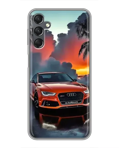 Чехол для Samsung Galaxy A25 (A256) с картинкой «Audi — закат»